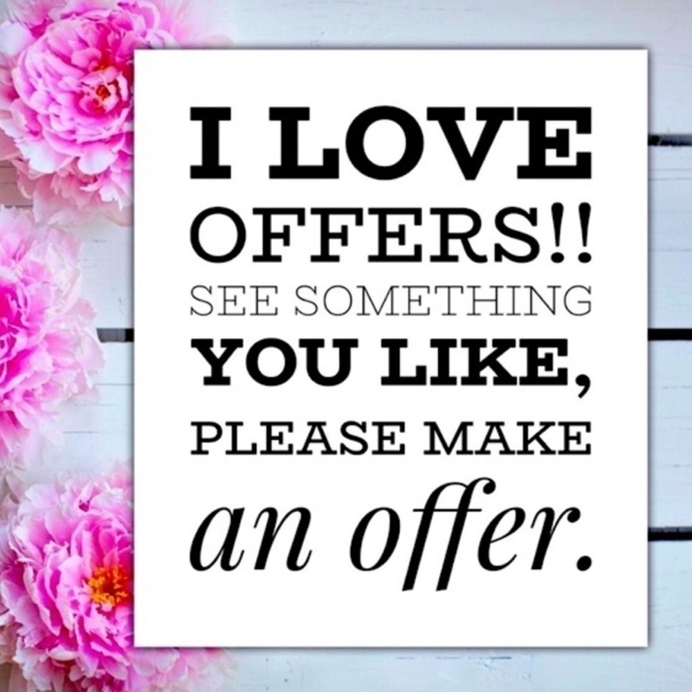 I LOVE OFFERS!! 💕